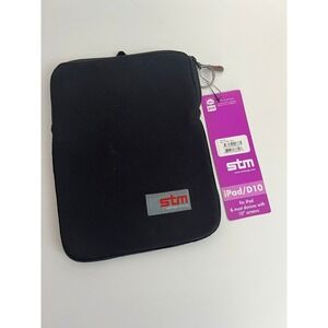 STM Glove iPad D10 Tablet Sleeve Case Black Fits 10-inch Screens dp-2104-1